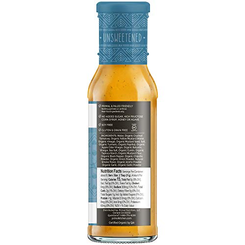 Primal Kitchen 3 Pack Organic And Unsweetned Barbeque &Amp; Steak Sa