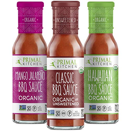 Primal Kitchen 3 Pack Organic Barbecue Sauce - Whole30 Approved