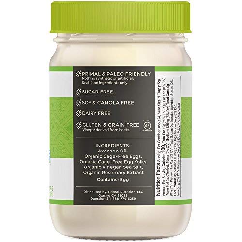 Primal Kitchen - Avocado Oil Mayo, Dairy Free, Whole30 And Paleo