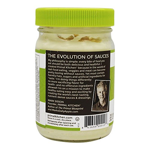 Primal Kitchen Avocado Oil Mayonnaise, 12 Ounce 355 Ml, Paleo,