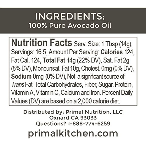 Primal Kitchen, Extra Virgin Avocado Oil, 8.5 Fl Oz