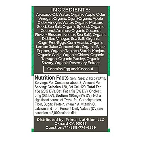 Primal Kitchen Green Goddess Dressing &Amp; Marinade Made With Avoca