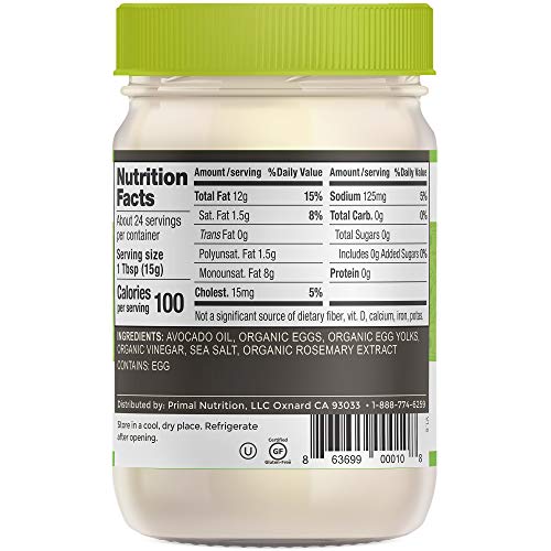 Primal Kitchen Mayo With Avocado Oil, 12 Oz