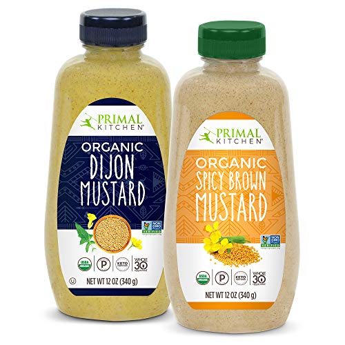 Primal Kitchen Mustard Variety 2 Pack, Whole 30 Approved, Organi