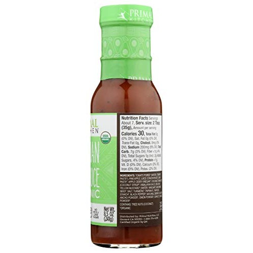 Primal Kitchen Organic Hawaiian Style Bbq Sauce, 8.5 Oz