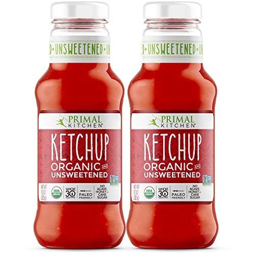 Primal Kitchen Organic Unsweetened Ketchup, Whole 30 Approved, P