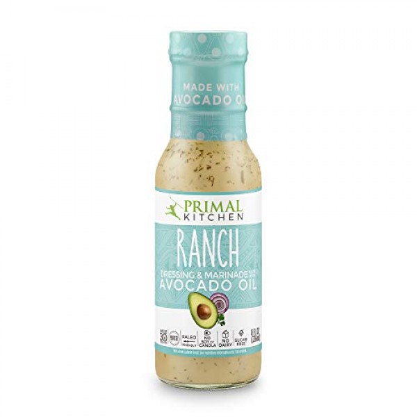 Primal Kitchen - Ranch, Avocado Oil-Based Dressing and Marinade,...