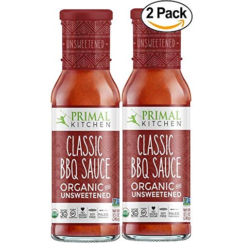 Primal Kitchens Classic Bbq Sauce, Organic &Amp; Unsweetened, 8 Oz,