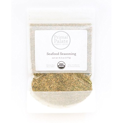 Primal Palate Organic Spices, Seafood Seasoning, Certified Organ