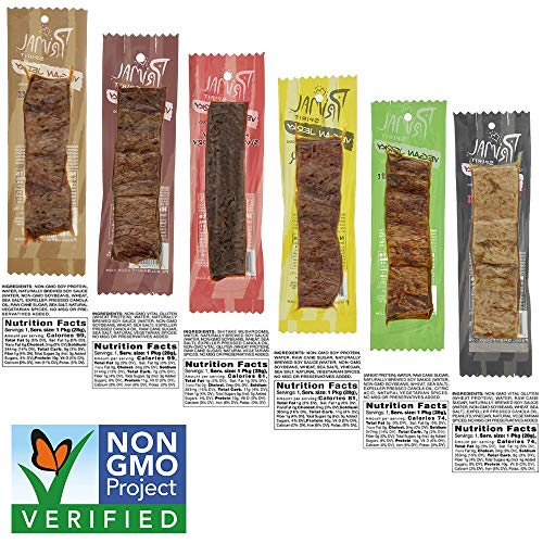 Primal Spirit Vegan Jerky - Most Popular Flavors Pack, 10 G. Pla