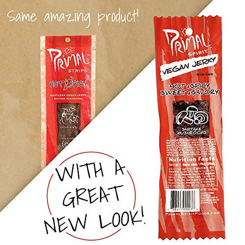 Primal Spirit Vegan Jerky “Shiitake Mushroom” – “Classic Flavor”