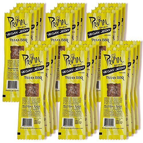 Primal Spirit Vegan Jerky – “Classic Flavor” – Texas Bbq, 10 G.