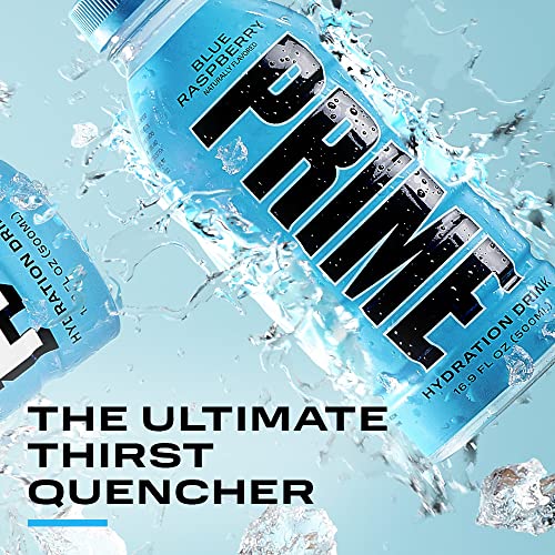 Prime Hydration Drink Sports Beverage BLUE RASPBERRY, Naturall...