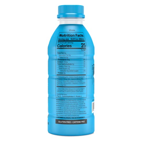 Prime Hydration Drink Sports Beverage BLUE RASPBERRY, Naturall...