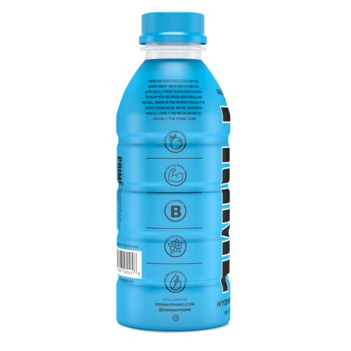Prime Hydration Drink Sports Beverage BLUE RASPBERRY, Naturall...
