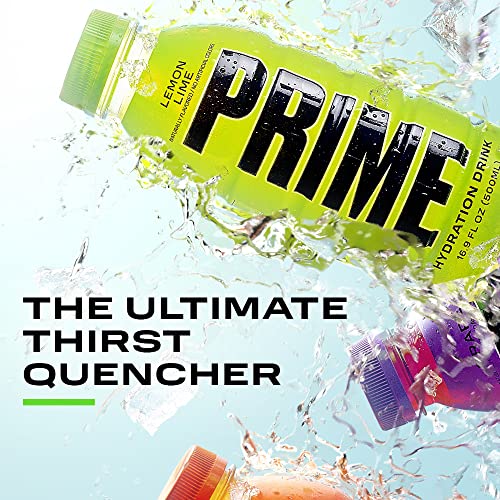 Prime Hydration Drink Sports Beverage LEMON LIME, Naturally Fl...