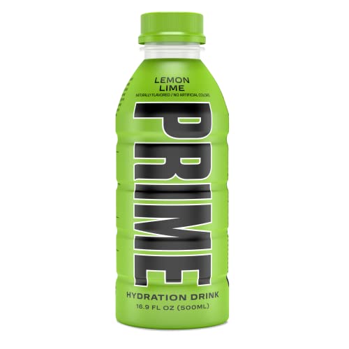 Prime Hydration Drink Sports Beverage LEMON LIME, Naturally Fl...