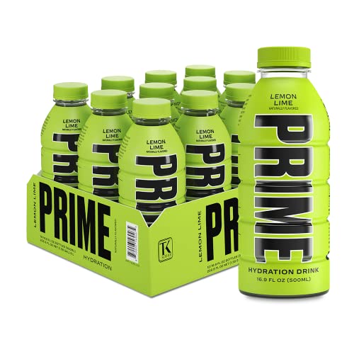 Prime Hydration Drink Sports Beverage LEMON LIME, Naturally Fl...