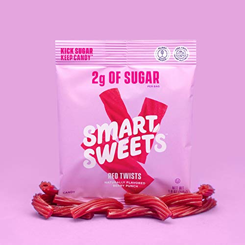 Smart Sweets Red Twists 4 Pack Healthier Version Of Twizlers 92%