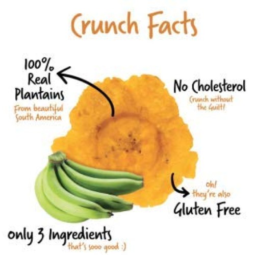 TOSTONES, Green Plantains, Re-Sealable Bag, Crunchy chips, Plant...