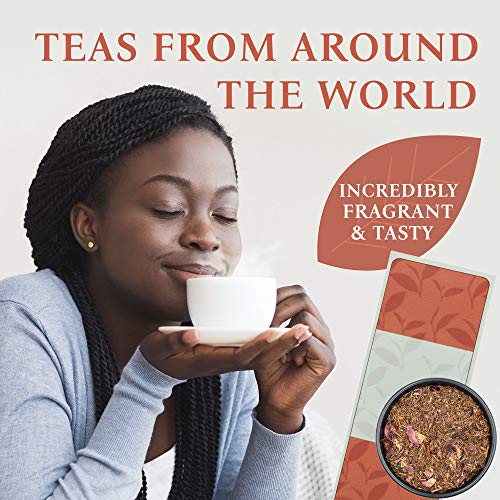 Rooibos #1 Tea Sampler, Herbal Tea Sampler, Tea Variety Pack Wit
