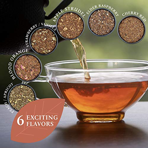 Rooibos #1 Tea Sampler, Herbal Tea Sampler, Tea Variety Pack Wit