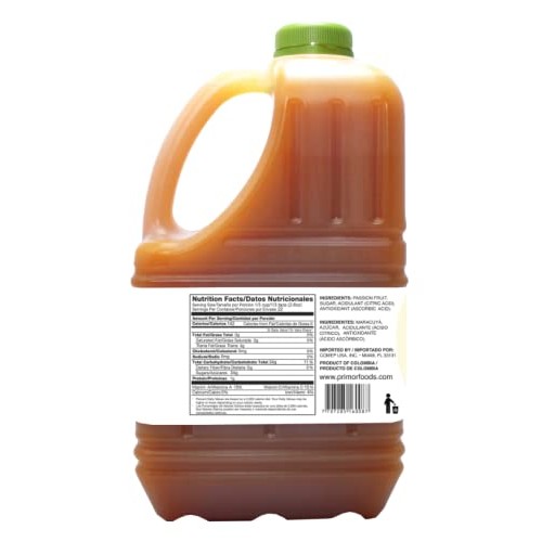 Primor Passion Fruit Puree | 64 Fl Oz | Create All-Natural Juice