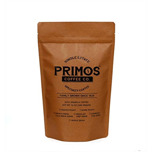 Single Origin Specialty Coffee, Medium Grind, Primos Coffee Co Single Origin Specialty Coffee, Medium Grind, Primos Coffee Co