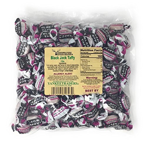 Primrose Jack Taffy Black Licorice, 2 Pound