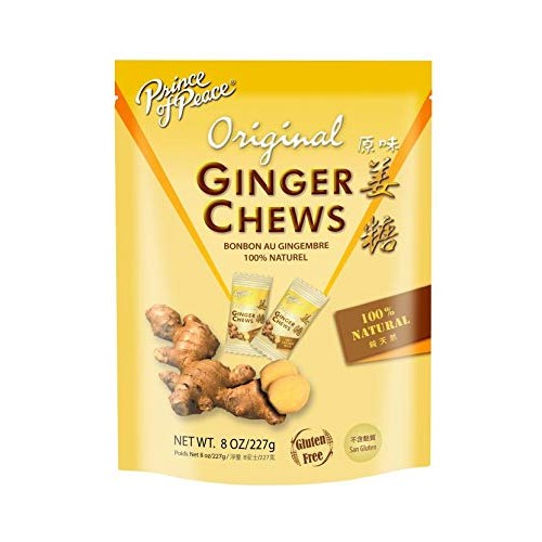 Prince Of Peace 100% Natural Ginger Candy Chews, 8Oz