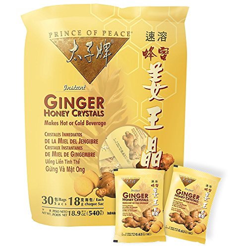 Prince Of Peace Instant Ginger Honey Crystals Pack Of 3 X 30Ct