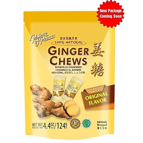 Prince Of Peace Ginger Candy, 4.4 Oz Pack Of 5