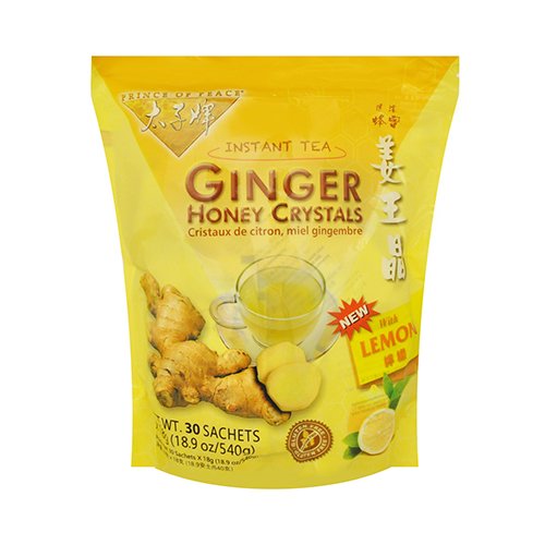 Prince Of Peace Instant Lemon Ginger Honey Crystals 30 Sachets