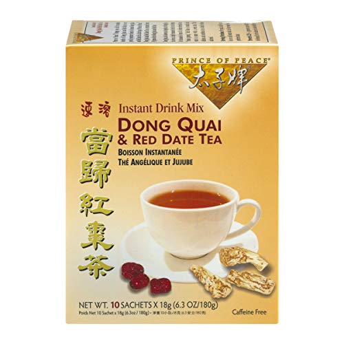 Prince Of Peace Dong Quai &Amp; Red Date Instant Tea 10 Tea Bags Pa