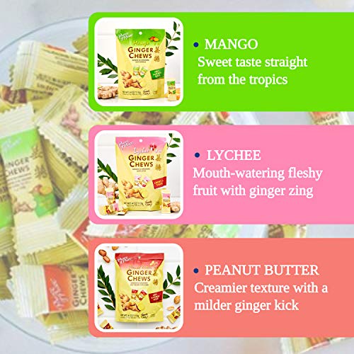 Prince Of Peace Ginger Chews Candy Bundle — Original, Lemon, Ora