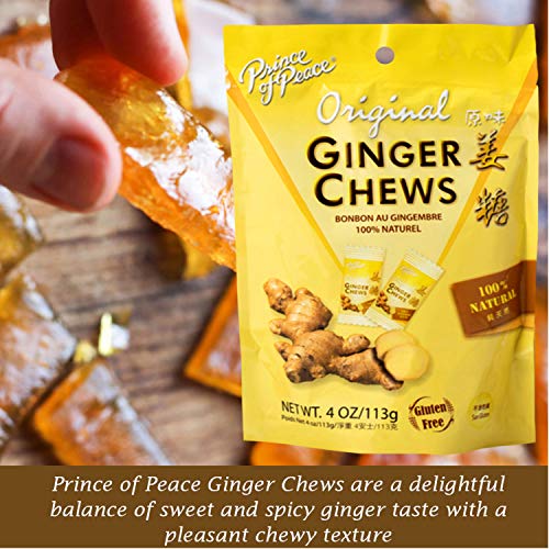 Prince Of Peace Ginger Chews Candy Original Flavor — Sweet And S