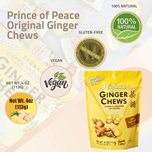 Prince Of Peace Ginger Chews Candy Original Flavor — Sweet And S
