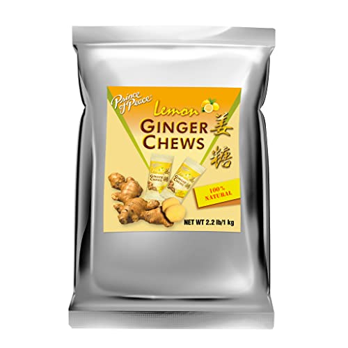 Prince of Peace Ginger Chews with Lemon, 2.2lb/1 kg. – Candied G...