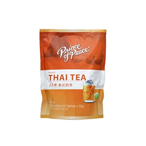 Prince Of Peace Instant Thai Tea 14.8Oz 12 Sachets Pack Of 2 Bun