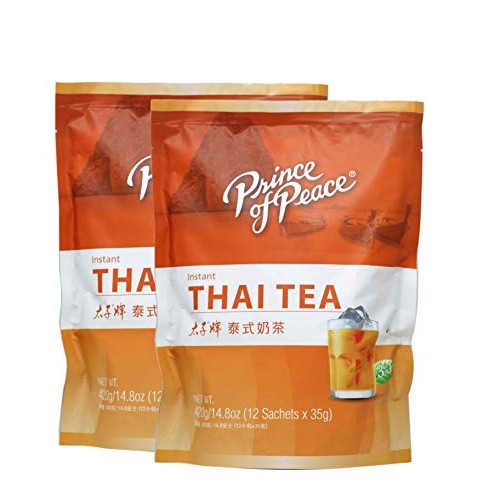 Prince Of Peace Instant Thai Tea 14.8Oz 12 Sachets Pack Of 2 Bun