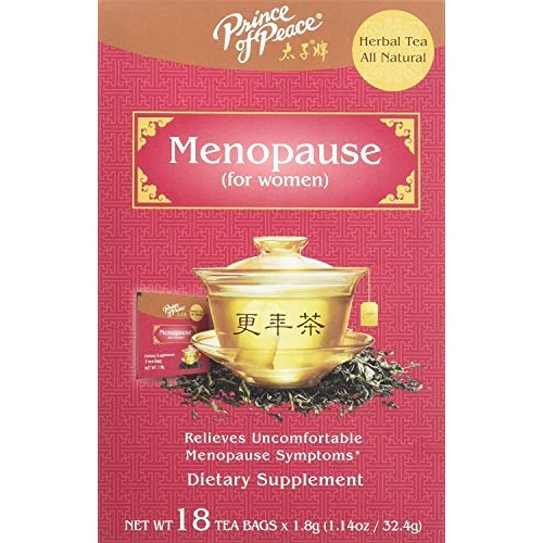 Prince of Peace Menopause Tea, 18 Tea Bags – Herbal Tea for Meno...