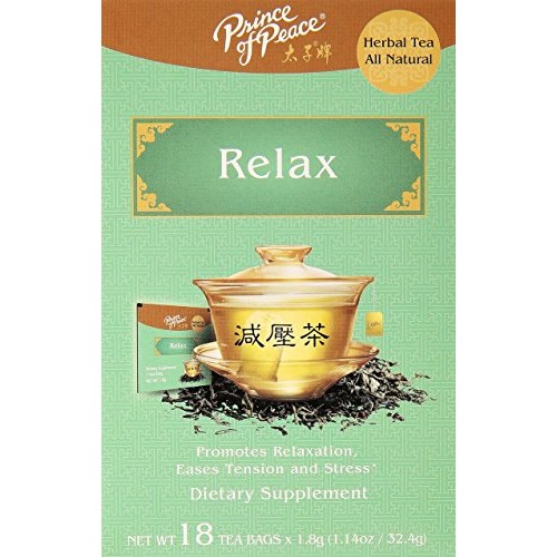 Prince of Peace Relax Tea, 18 Tea Bags – Relaxation Tea Bags – P...