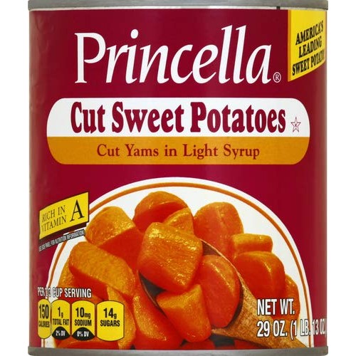 Princella Cut Sweet Potatoes, 29 Oz