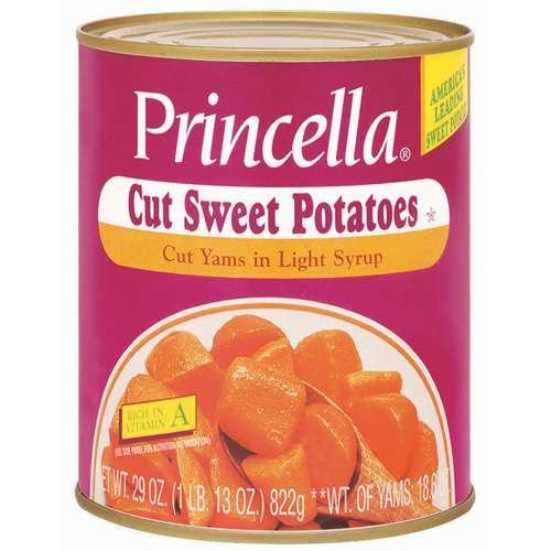 Princella Cut Yams In Light Syrup 29 Oz Cans Pack Of 4