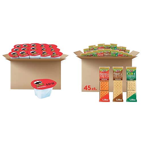 Kelloggs Salty Snack Box, Pringles Original Potato Crisps Chips