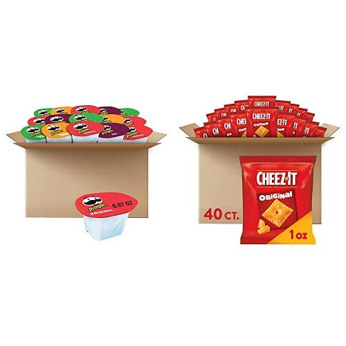 Kelloggs Salty Snack Box, Pringles Potato Crisps Chips Variety