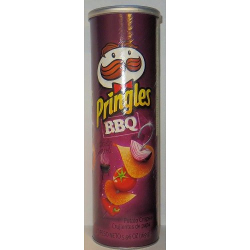 Pringles Bbq, Super Stack Potato Crisps, Barbeque , 5.96 Oz Pac