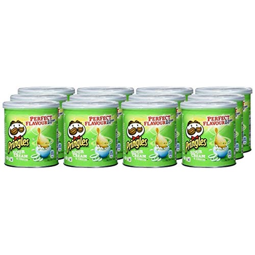 Pringles Sour Cream And Onion Flavour 40 G Pack Of 12