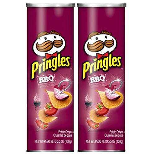 Pringles Bbq 5.5 Oz Pack Of 2