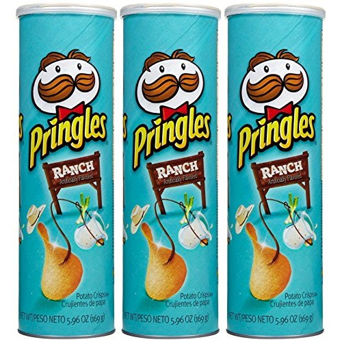 Pringles Chips - Ranch - 5.96 Oz - 3 Pk
